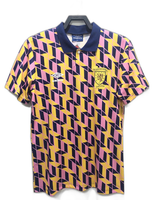 Camiseta amarilla de Escocia 88/89 - Versión retro