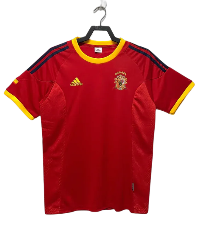 Camisa Espanha 2002 I Home - Versão Retro