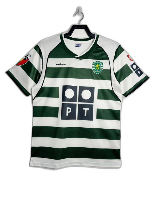 Camiseta local del Sporting de Lisboa 01/03 I - Versión retro