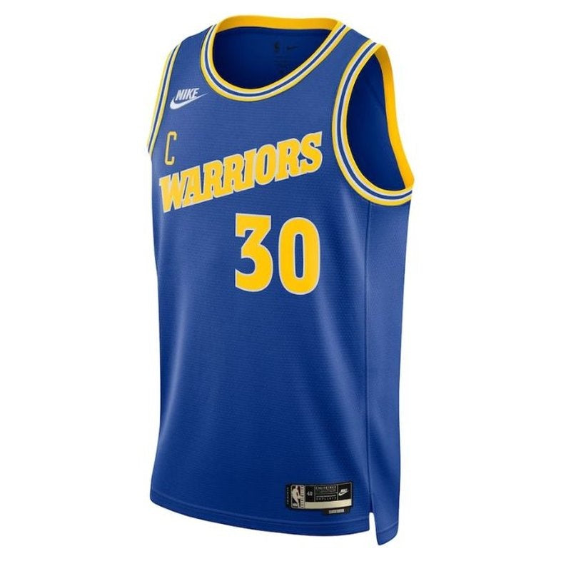 Camiseta de la NBA de Stephen Curry Golden State Warriors 2023, color azul real - Edición clásica