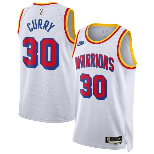 Camiseta unisex de la NBA de Stephen Curry Golden State Warriors 2024/25 - Blanca - Edición Clásica