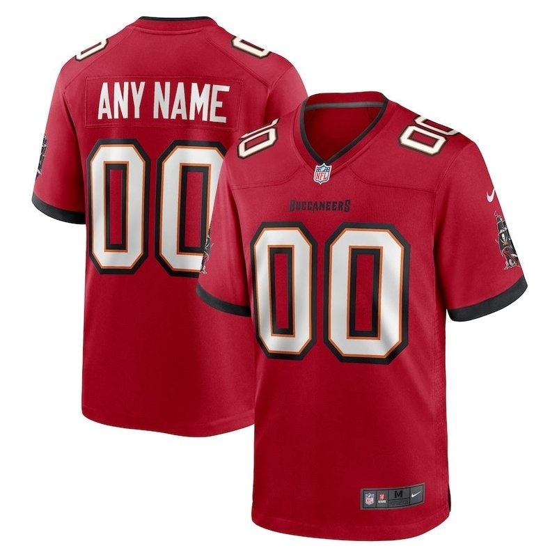 Tampa Bay Buccaneers - Camisa personalizada para jogo da NFL - Vermelha 