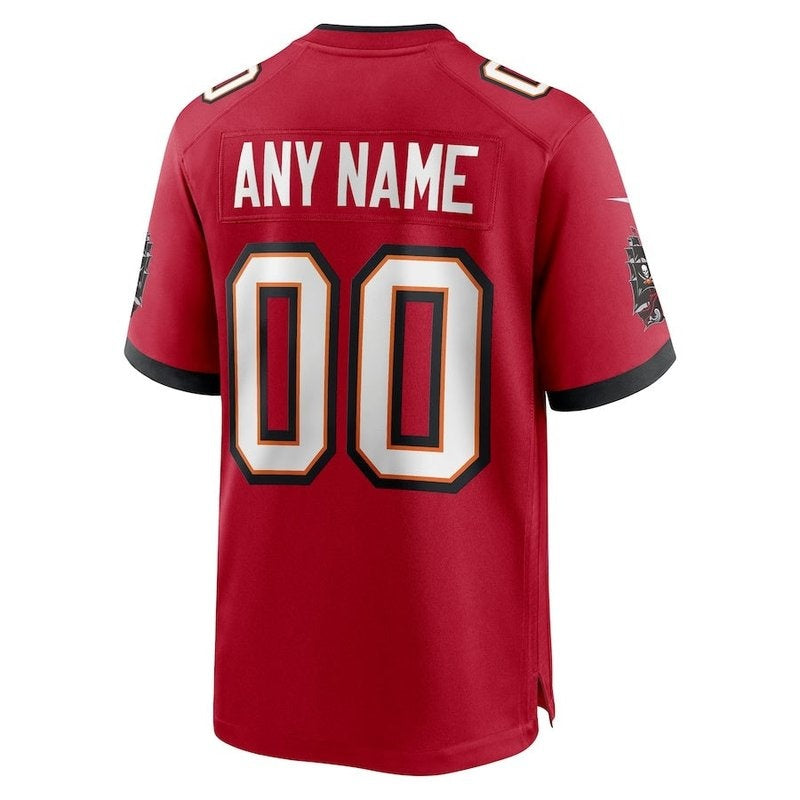 Tampa Bay Buccaneers - Camisa personalizada para jogo da NFL - Vermelha 
