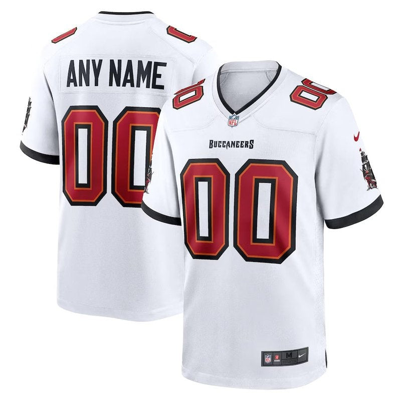 Tampa Bay Buccaneers - Camisa personalizada para jogo da NFL - Branca 