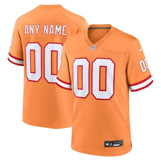 Camiseta retro personalizada de la NFL de los Tampa Bay Buccaneers - Naranja