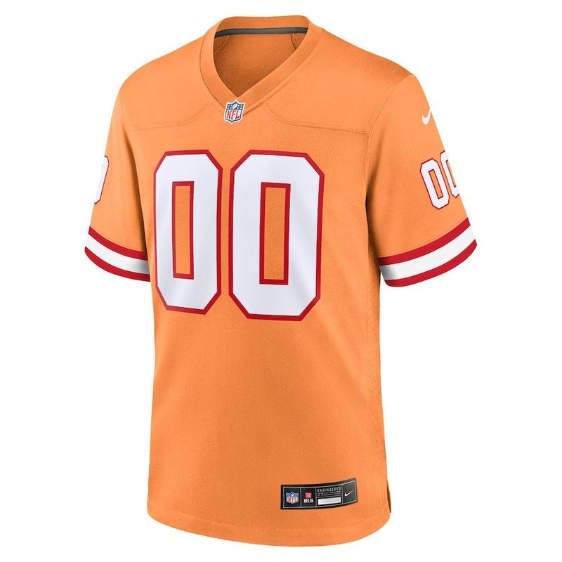 Camiseta retro personalizada de la NFL de los Tampa Bay Buccaneers - Naranja