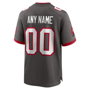 Camiseta personalizada alternativa de la NFL en color peltre de los Tampa Bay Buccaneers