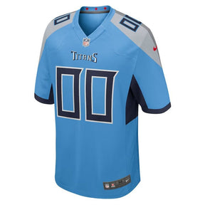 Tennessee Titans - Camisa de jogo personalizada alternativa da NFL - Azul claro 