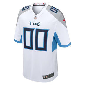 Tennessee Titans - Camisa de jogo personalizada da NFL - Branca 