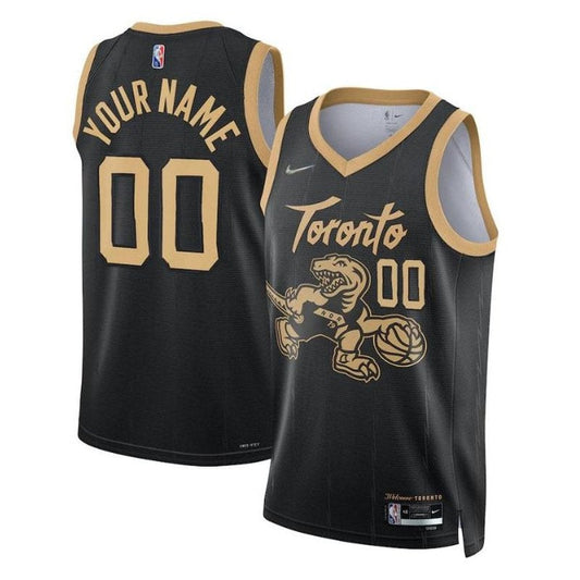 Camisa NBA Toronto Raptors Unissex 2021/22 - Edição City - Preta 