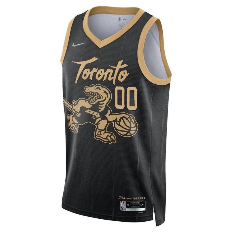 Camisa NBA Toronto Raptors Unissex 2021/22 - Edição City - Preta 