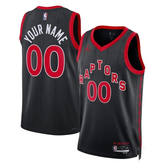 Camisa NBA Toronto Raptors Unissex 2023 - Edição Statement - Preta 