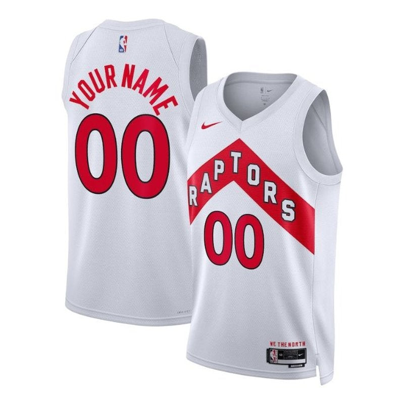 Camisa NBA Toronto Raptors Unissex 2023 Branca - Edição Associação 