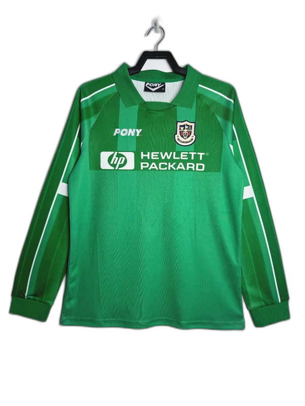 Camisa de goleiro Tottenham 97/99 - Versão retrô de manga comprida