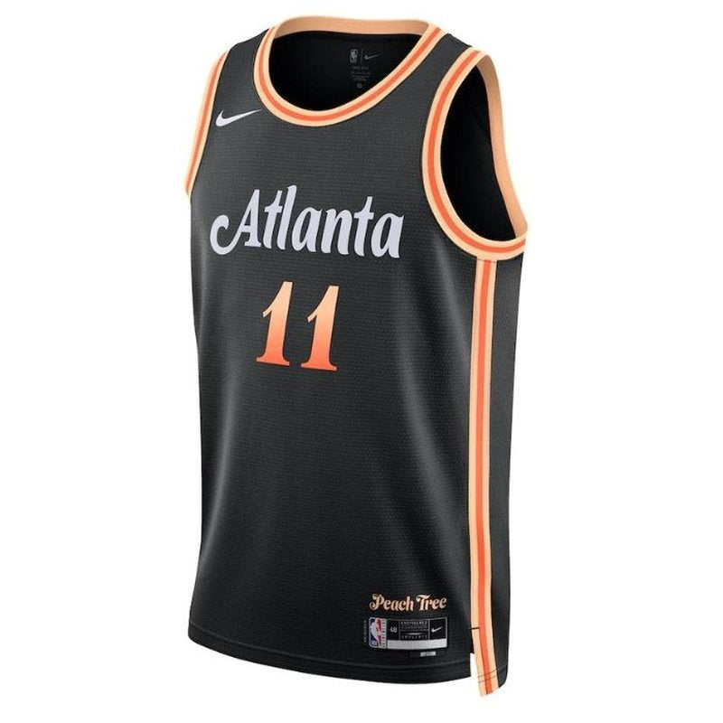 Camisa NBA Trae Young Atlanta Hawks Unissex 2023 - Edição City - Preta 
