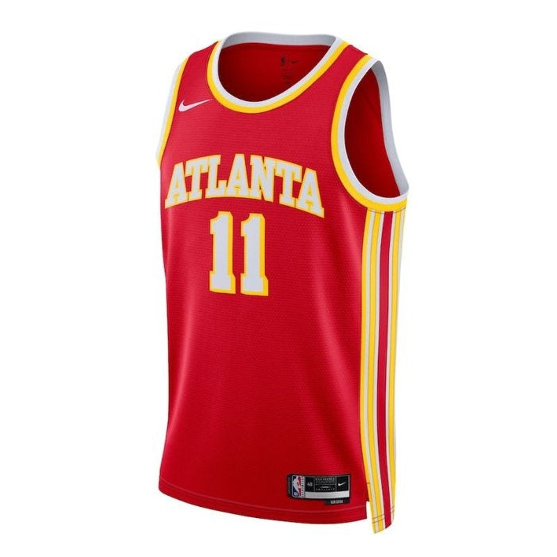 Camisa NBA Trae Young Atlanta Hawks Unissex 2023 - Edição Ícone - Vermelha 