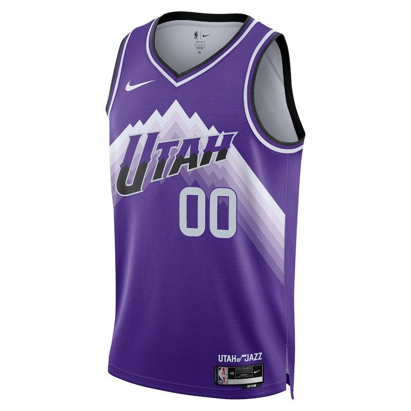 Camisa NBA Utah Jazz Unissex 23/24 - Roxa - Edição City 