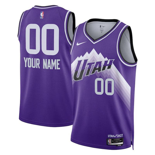 Camisa NBA Utah Jazz Unissex 23/24 - Roxa - Edição City