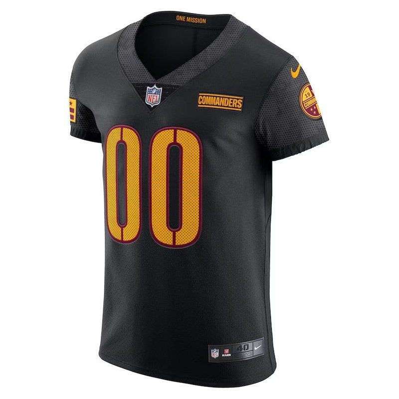 Camiseta personalizada alternativa de la NFL de los Washington Commanders - Negra