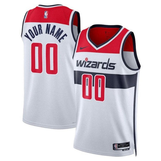 Camiseta unisex blanca de la NBA de los Washington Wizards 2023 (edición de la asociación)