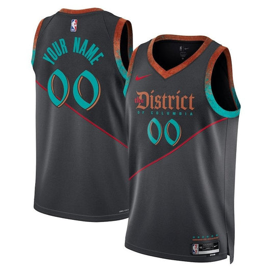 Camiseta unisex de la NBA de los Washington Wizards (23/24) - Negra - Edición City