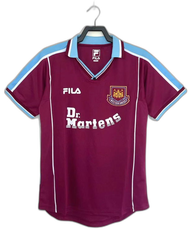 Camisa West Ham 99/01 I - Versão Retrô
